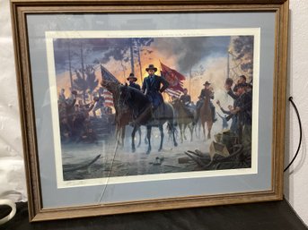Mort Kunstler Civil War Print - On To Richmond Signed In Pencil And Plate