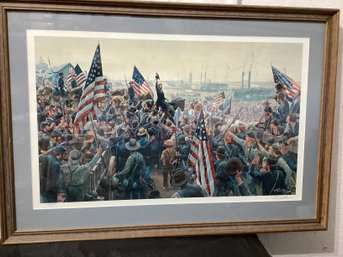 The Glorious Fourth  By Mort Kuntsler 870/950 Signed