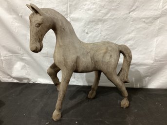 Wood Carved Horse