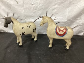 Painted Wood Ponies