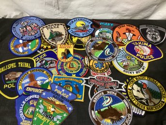 25 Native American Police And  Park Rangers Patches
