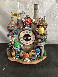 M&M Danbury Mint Collectors Clock 12'