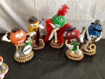 5 Danbury Mint M & M Musicians Figurine Set