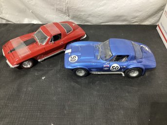 1 Racing Legends Ertl 1:18 Scale  And 1967 Corvette 1:18 Scale