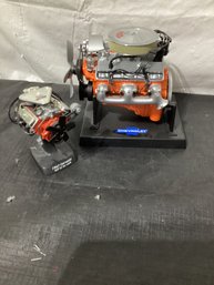 Diecast 350 Turbo Fire 295 Horse Power Engine,   Turbo Jet 427 3x2 Corvette Tri Carb