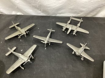 5 Danbury Mint  Pewter Planes  1:43 Scale See Phots For Names