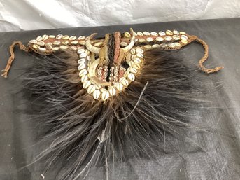 Papua New Guinea  Sepik Bridal Headdress With Feathers