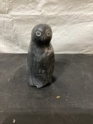 Inuit Stone Owl Sculpture