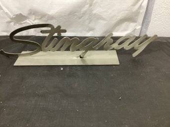 Car Artwork  Steel Stingray Display. On Stand