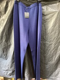 St. John  Navy Knit Pants