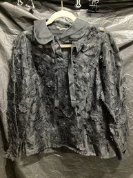 Salvatore Feragamo Black Blouse