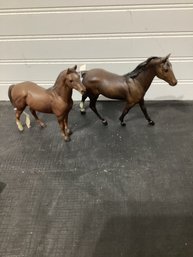 2 Breyer Horses