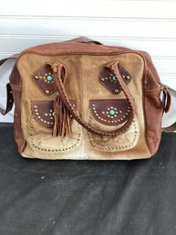 Tasha Polizzi Collection Leather Horsehair Handbag