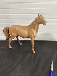 Beautiful Wood Carved Horse Signed IKT Widen