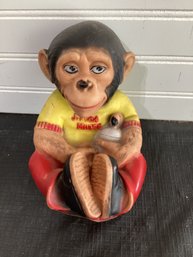 Vintage J. Fred Muggs Rubber Toy Monkey