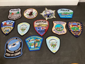 12 Police Patches