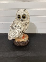 Resin Snowy Owl