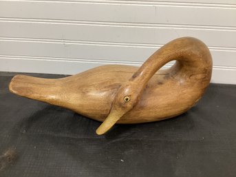 Carved Wood Duck