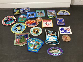 20 Assorted Alaskan Patches