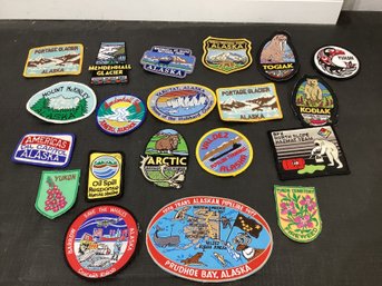 20 Assorted Alaskan Patches