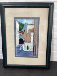 Dubrovnik Croatia Painting Signed Illegibly