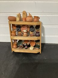 Mexican Miniature Pottery  Wall Decor