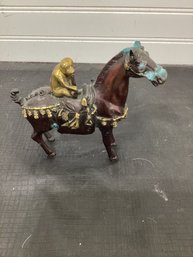 Brass Horse And Monkey