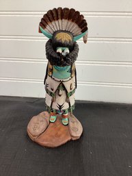 Shalako Signed Felini Zuni Kachina