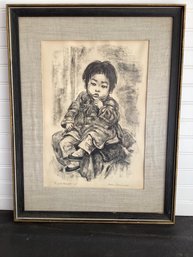 Marion Greenwood Print  Titled The Jade Bracelet A/p