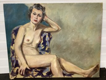 Beautiful Nude Painting Unsigned