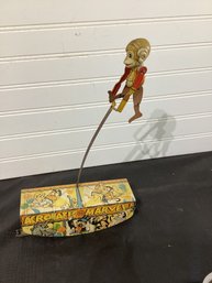 Vintage Marx Acrobatic Marvel Tall Swinging Circus Monkey