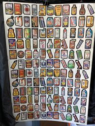 1979 Topps Wacky Packages Uncut Card Sheet