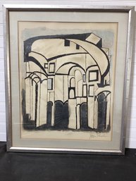 Original Lithograph By Ben Shahn Signed And Numbered With COA 301/950