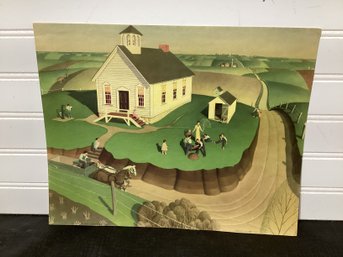 School House - Grant Wood 1932