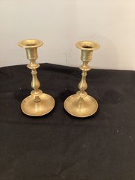 Vintage Brass Candlesticks