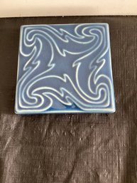 Rookwood #1212 Geometric Trivet Tile 1951