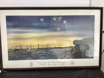 East Lyme Tall Ship Celebration Niantic Bay, July 11, 2000 Print