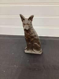 Bronze Vintage German Shephard Single Bookend