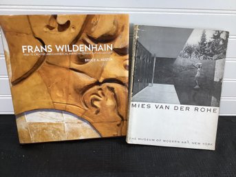 Franz Wildenhain Ceramic Book And Mies Van Der Rohe MOMA  NY Book