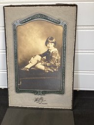 Antique Childs Portrait Photograph