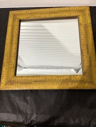 Vintage Ruler Framed  Mirror