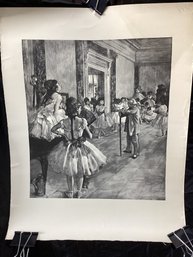 Edgar Degas Dance Class Print