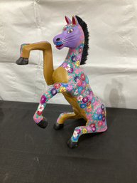 Aaron Jimenez Ojeda : Horse Woodcarving Figurine