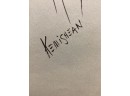 Native American Woman Signed Kemishean