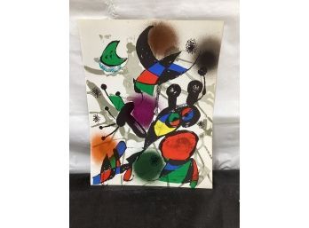 Joan Miro Original Stone Lithograph Vol III, Plate II