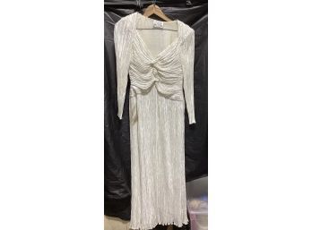 Vintage Mary McFadden Ivory Gown From The Park Avenue NYC Store Marthas