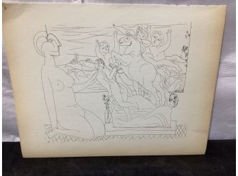 Picasso Vollard Book Plate Etching  Abrams 1956  No 66