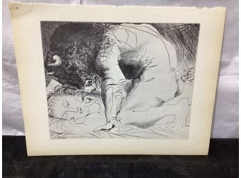 Picasso Vollard Book Plate Etching  Abrams 1956  No 93