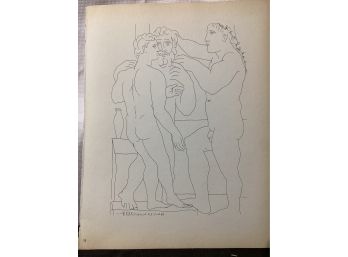 Picasso Vollard Book Plate Etching  Abrams 1956  No. 52
