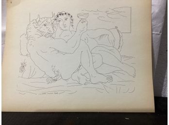 Picasso Vollard Book Plate Etching  Abrams 1956  No 83